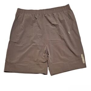 NWT 3XL Northyard men's gray athletic running shorts, lightweight, quick dry.